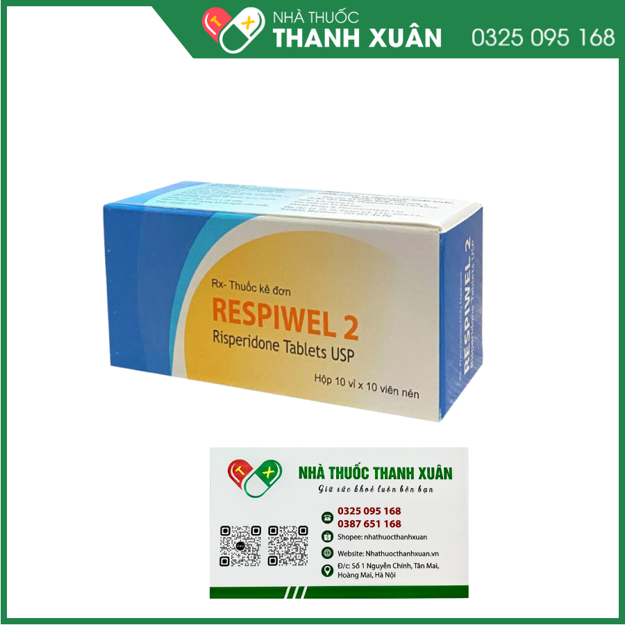 Respiwel 2 điều trị tâm thần phân liệt